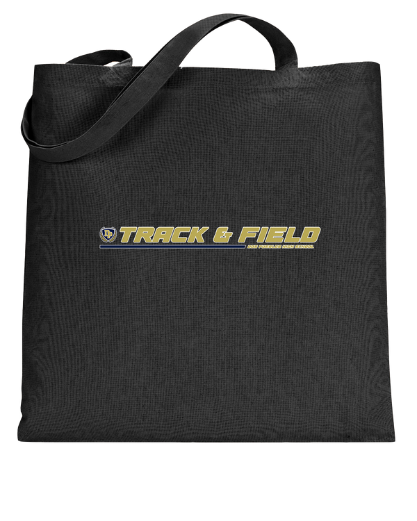 Dos Pueblos HS Track Lines - Tote Bag