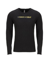 Dos Pueblos HS Track Lines - Tri Blend Long Sleeve