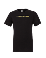 Dos Pueblos HS Track Lines - Mens Tri Blend Shirt