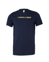 Dos Pueblos HS Track Lines - Mens Tri Blend Shirt