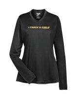 Dos Pueblos HS Track Lines - Womens Performance Long Sleeve