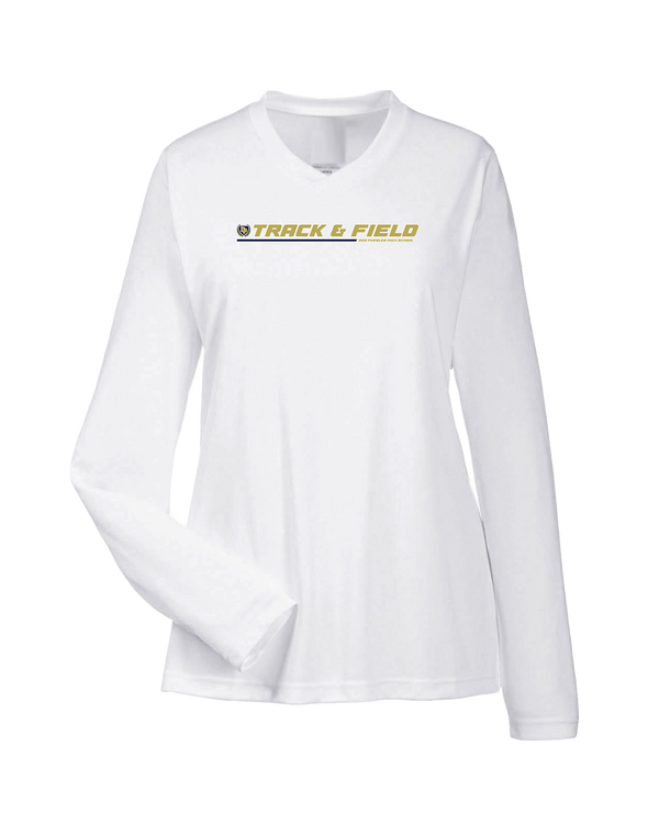 Dos Pueblos HS Track Lines - Womens Performance Long Sleeve
