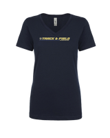 Dos Pueblos HS Track Lines - Womens V-Neck