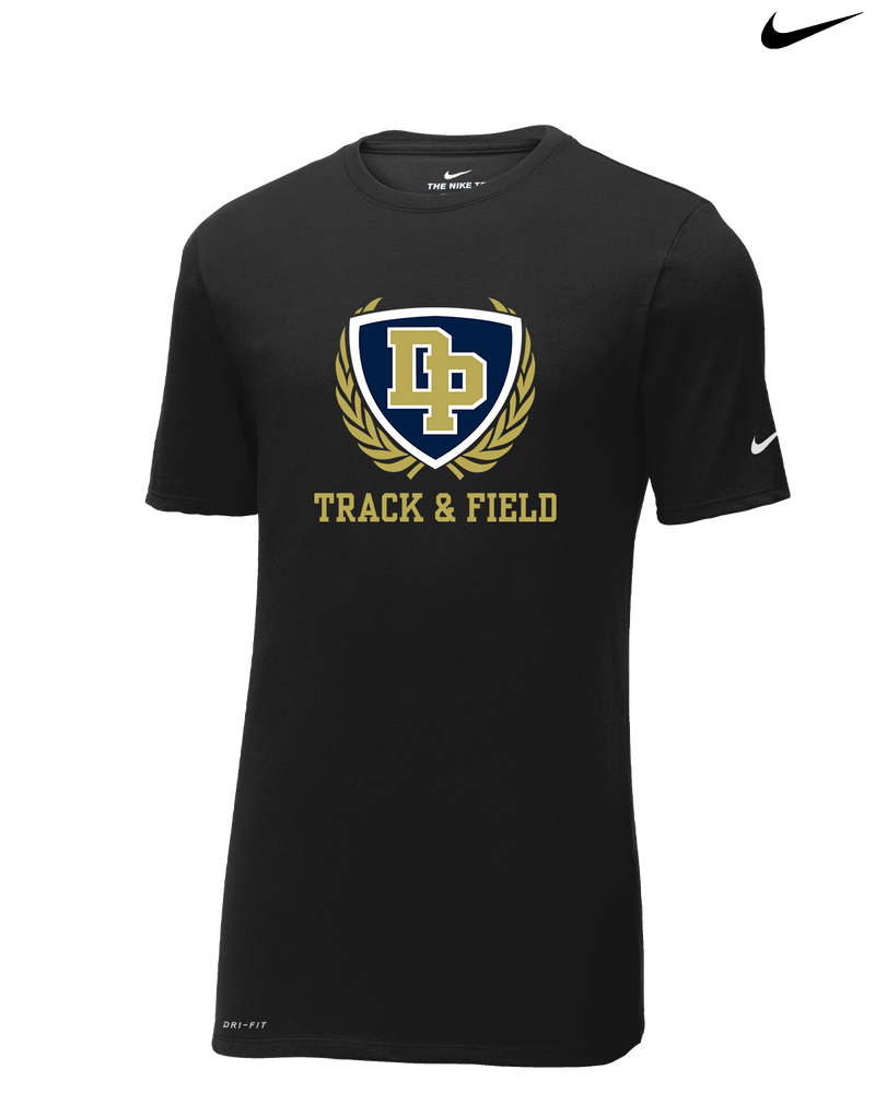 Dos Pueblos HS Track Logo - Nike Cotton Poly Dri-Fit