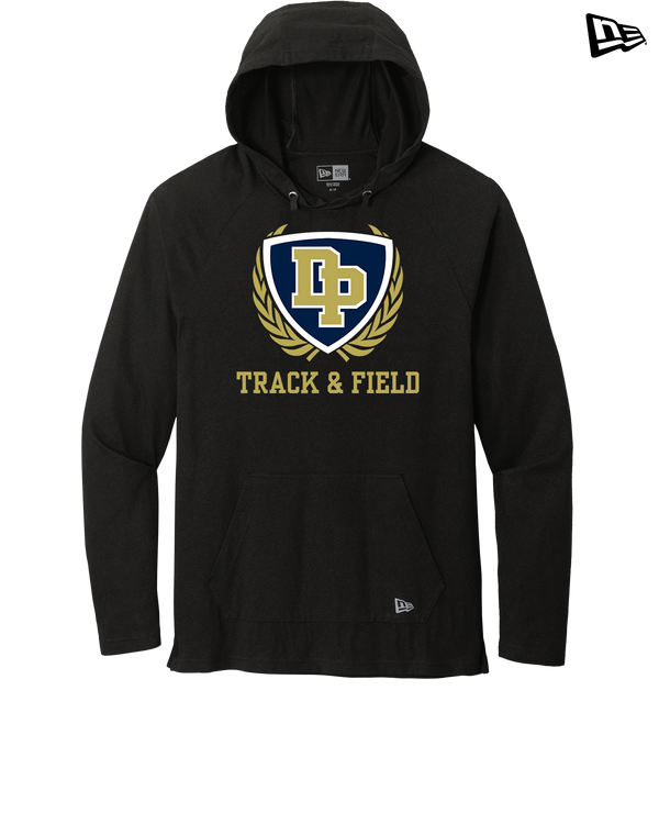 Dos Pueblos HS Track Logo - New Era Tri Blend Hoodie