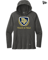 Dos Pueblos HS Track Logo - New Era Tri Blend Hoodie