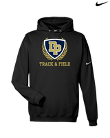 Dos Pueblos HS Track Logo - Nike Club Fleece Hoodie