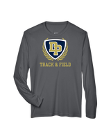 Dos Pueblos HS Track Logo - Performance Long Sleeve