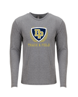 Dos Pueblos HS Track Logo - Tri Blend Long Sleeve