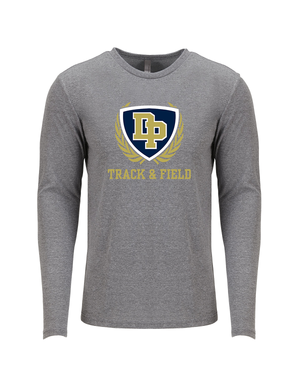 Dos Pueblos HS Track Logo - Tri Blend Long Sleeve