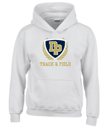 Dos Pueblos HS Track Logo - Cotton Hoodie