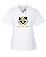 Dos Pueblos HS Track Logo - Womens Performance Shirt