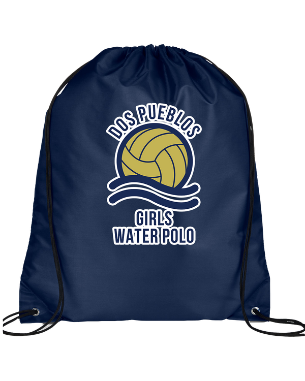 Dos Pueblos HS Girls Water Polo Logo 01 - Drawstring Bag