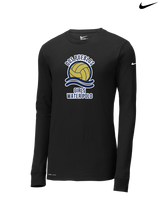 Dos Pueblos HS Girls Water Polo Logo 01 - Nike Dri-Fit Poly Long Sleeve