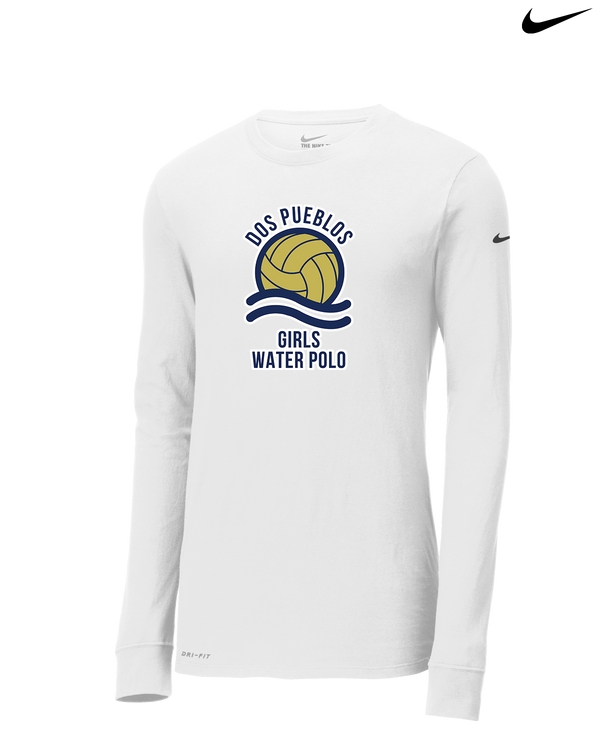 Dos Pueblos HS Girls Water Polo Logo 01 - Nike Dri-Fit Poly Long Sleeve
