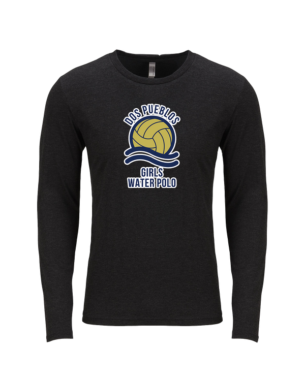 Dos Pueblos HS Girls Water Polo Logo 01 - Tri Blend Long Sleeve