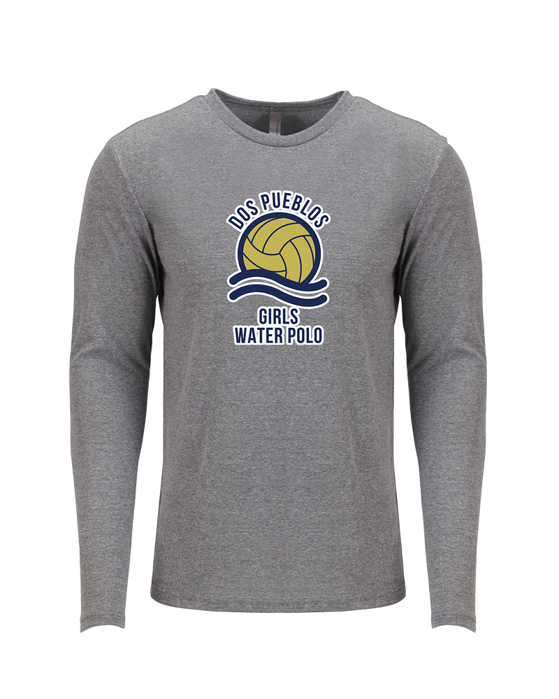 Dos Pueblos HS Girls Water Polo Logo 01 - Tri Blend Long Sleeve