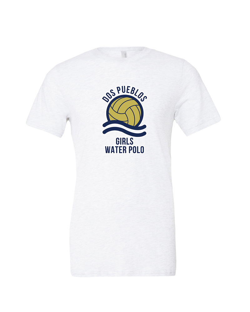 Dos Pueblos HS Girls Water Polo Logo 01 - Mens Tri Blend Shirt