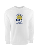 Dos Pueblos HS Girls Water Polo Logo 01 - Crewneck Sweatshirt