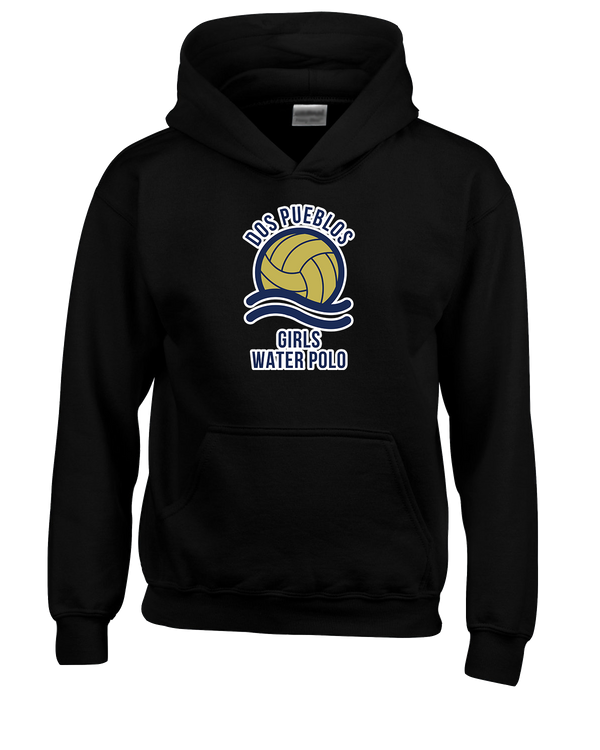 Dos Pueblos HS Girls Water Polo Logo 01 - Cotton Hoodie