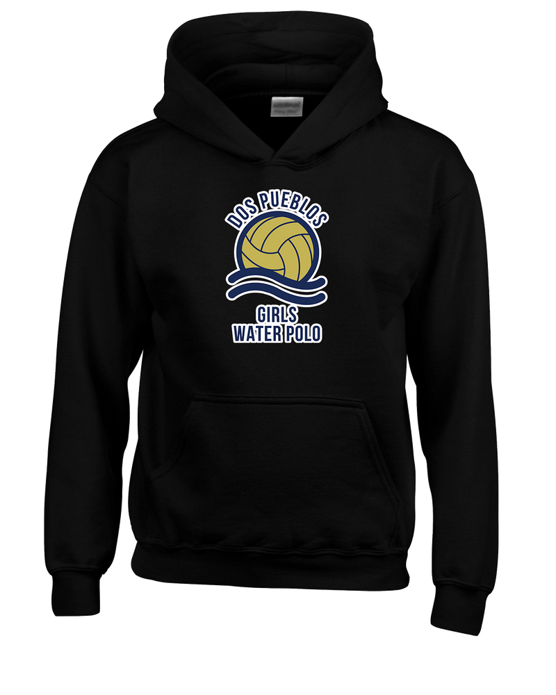 Dos Pueblos HS Girls Water Polo Logo 01 - Cotton Hoodie