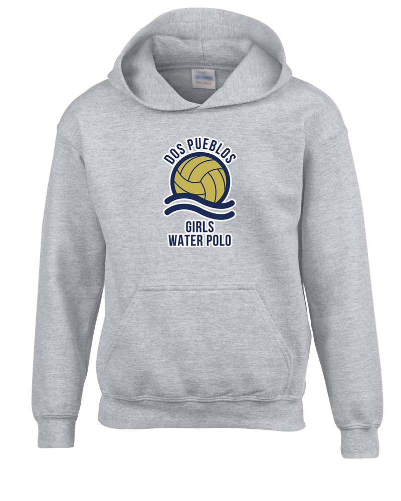 Dos Pueblos HS Girls Water Polo Logo 01 - Cotton Hoodie