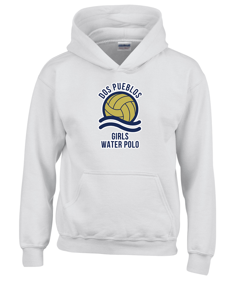 Dos Pueblos HS Girls Water Polo Logo 01 - Cotton Hoodie