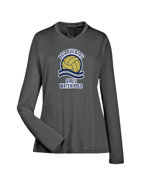 Dos Pueblos HS Girls Water Polo Logo 01 - Womens Performance Long Sleeve