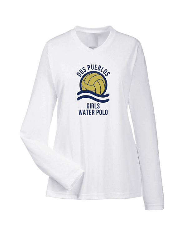 Dos Pueblos HS Girls Water Polo Logo 01 - Womens Performance Long Sleeve