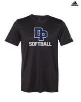 Dos Pueblos HS Softball - Mens Adidas Performance Shirt