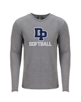 Dos Pueblos HS Softball - Tri-Blend Long Sleeve