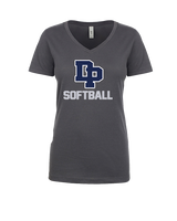 Dos Pueblos HS Softball - Womens V-Neck
