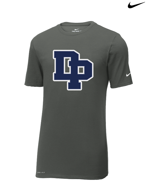 Dos Pueblos HS Softball Initials - Mens Nike Cotton Poly Tee