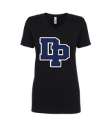 Dos Pueblos HS Softball Initials - Womens Vneck