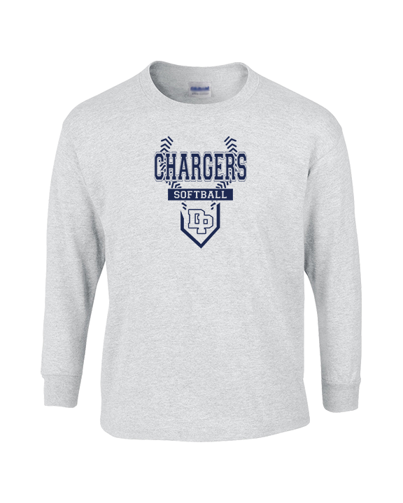 Dos Pueblos HS Softball Logo 01 - Cotton Longsleeve