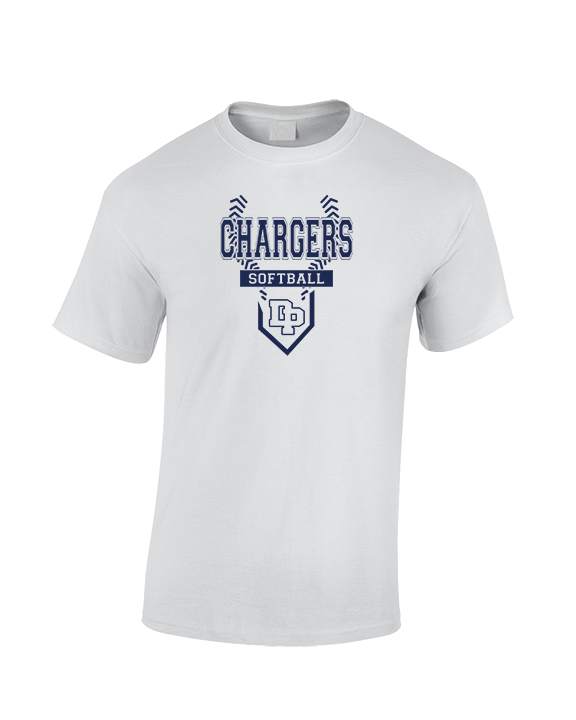 Dos Pueblos HS Softball Logo 01 - Cotton T-Shirt
