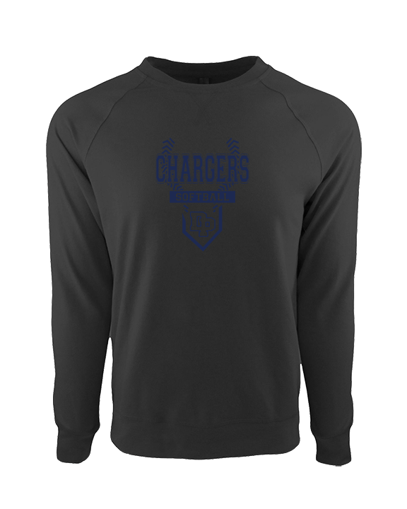 Dos Pueblos HS Softball Logo 01 - Crewneck Sweatshirt
