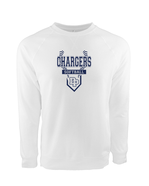 Dos Pueblos HS Softball Logo 01 - Crewneck Sweatshirt
