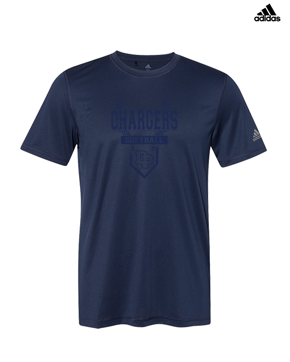 Dos Pueblos HS Softball Logo 01 - Mens Adidas Performance Shirt