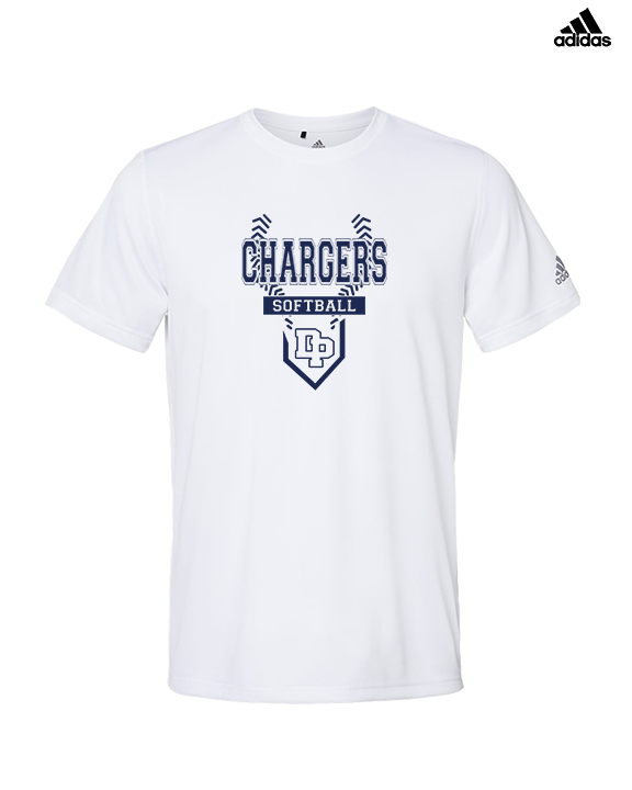 Dos Pueblos HS Softball Logo 01 - Mens Adidas Performance Shirt