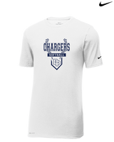 Dos Pueblos HS Softball Logo 01 - Mens Nike Cotton Poly Tee
