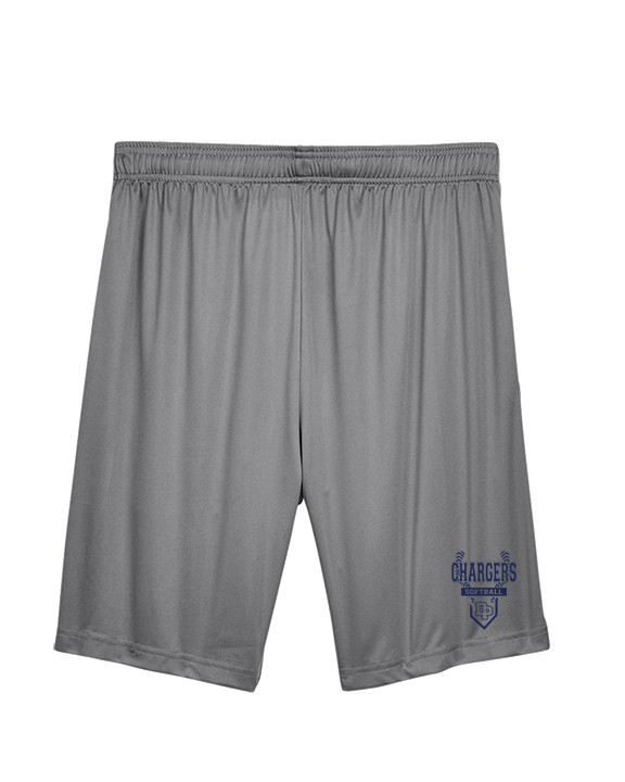 Dos Pueblos HS Softball Logo 01 - Mens Training Shorts with Pockets