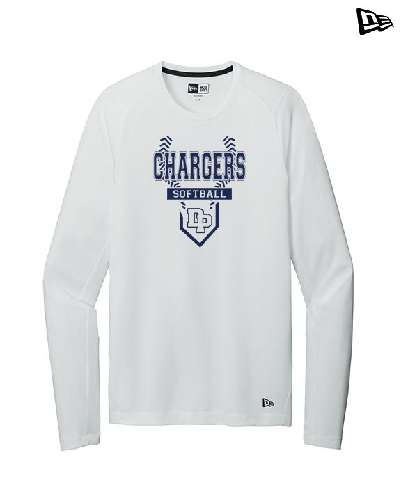 Dos Pueblos HS Softball Logo 01 - New Era Performance Long Sleeve