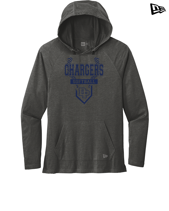Dos Pueblos HS Softball Logo 01 - New Era Tri-Blend Hoodie