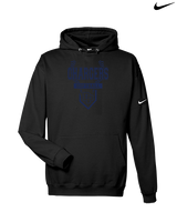Dos Pueblos HS Softball Logo 01 - Nike Club Fleece Hoodie