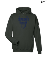 Dos Pueblos HS Softball Logo 01 - Nike Club Fleece Hoodie