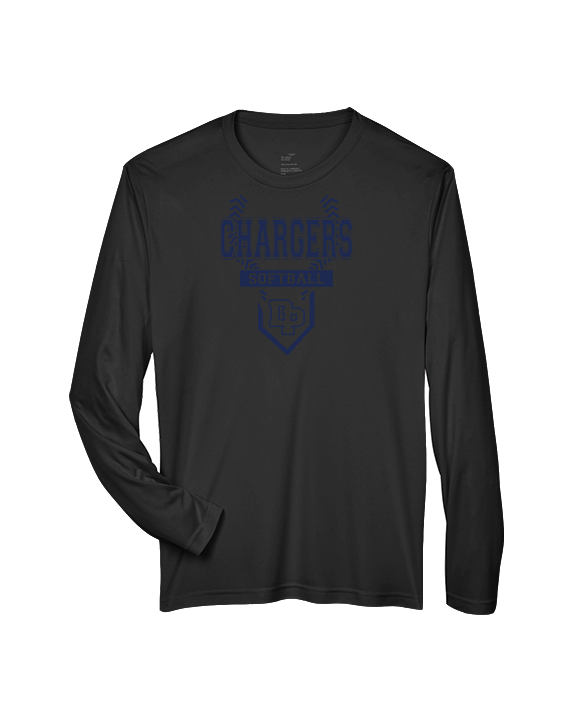 Dos Pueblos HS Softball Logo 01 - Performance Longsleeve