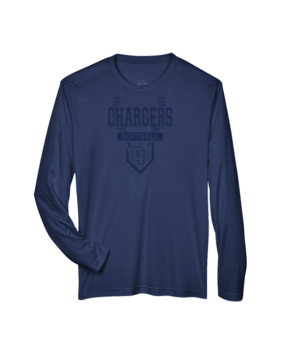 Dos Pueblos HS Softball Logo 01 - Performance Longsleeve