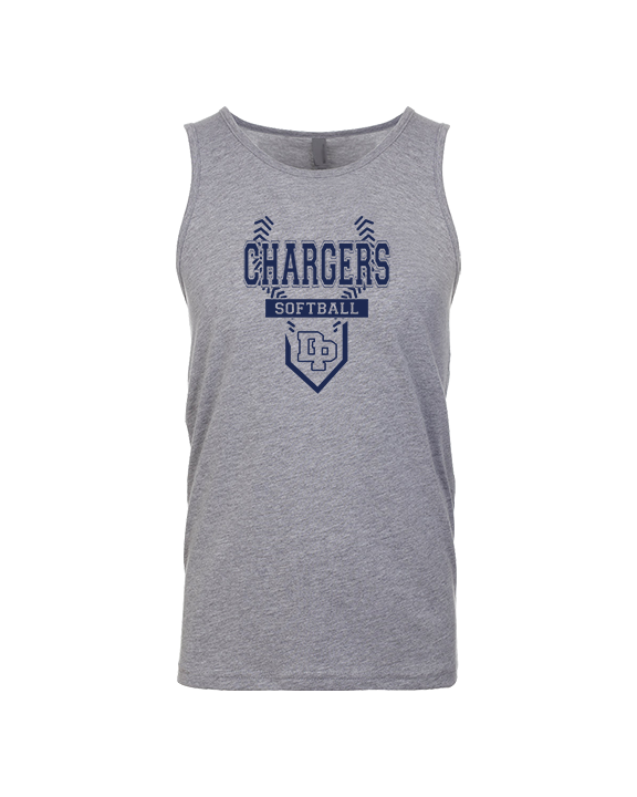 Dos Pueblos HS Softball Logo 01 - Tank Top