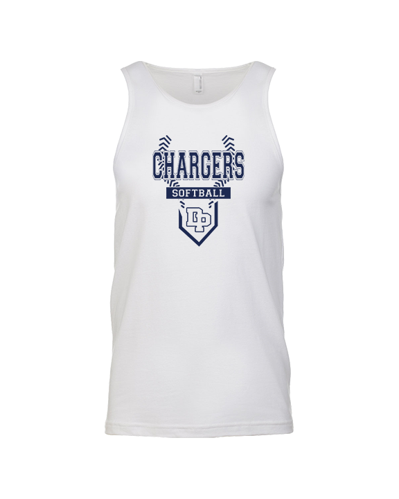 Dos Pueblos HS Softball Logo 01 - Tank Top